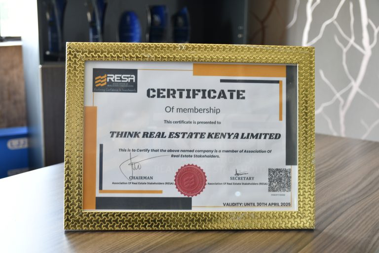 RESA Membership Certificate