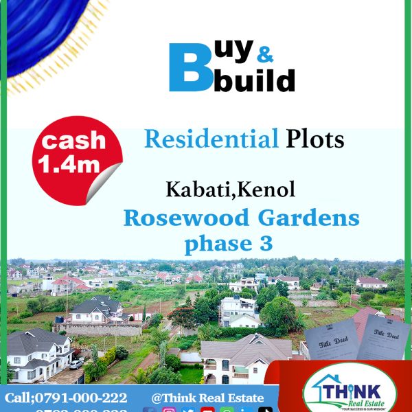 🌹 Rosewood Gardens Phase 3 – Kabati, Kenol