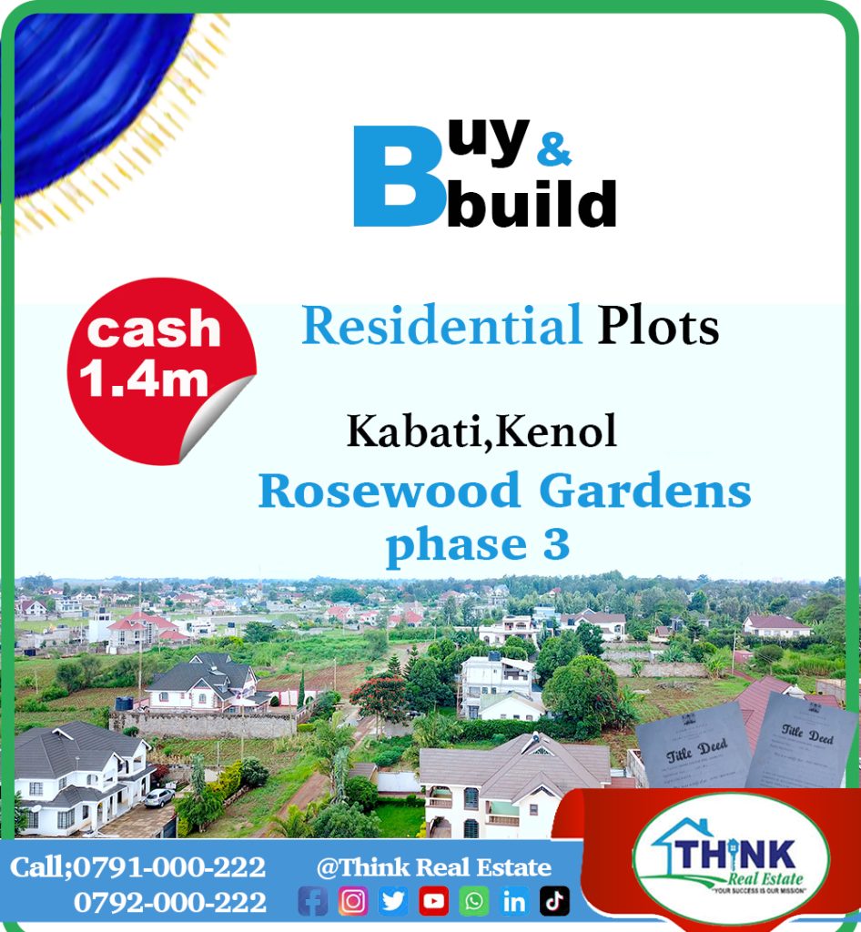 🌹 Rosewood Gardens Phase 3 – Kabati, Kenol