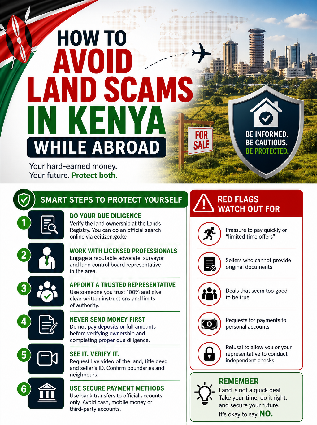 How to Avoid Land Scams in Kenya as a Diaspora Investor